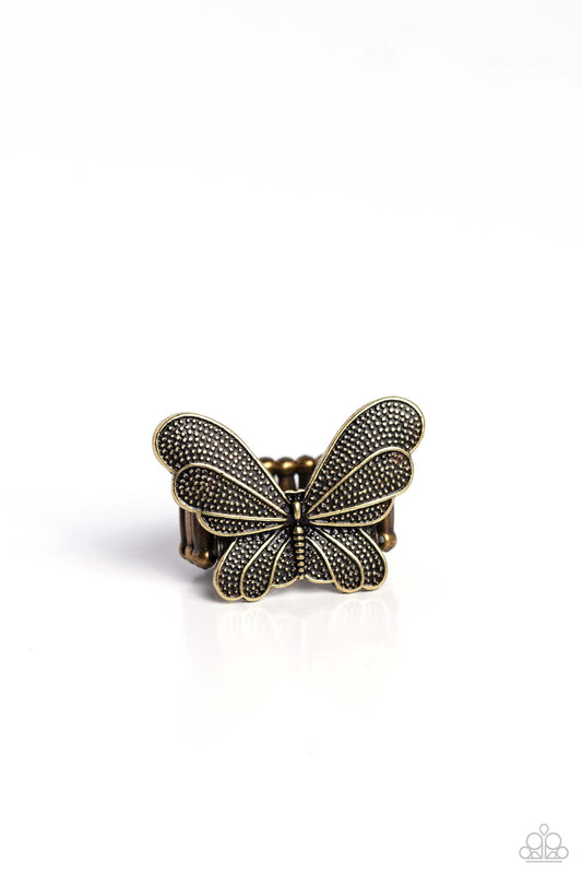 Fairy Wings Brass Ring Paparazzi