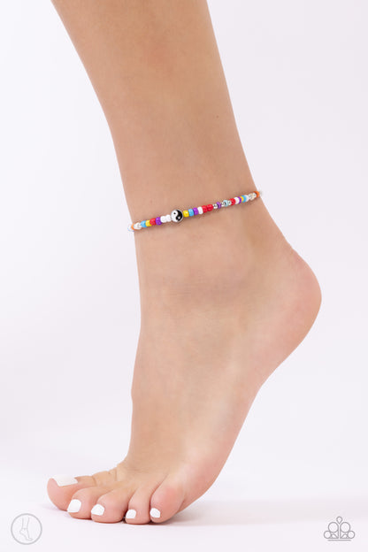 Seize the Shapes Multi Ankle Bracelet Paparazzi