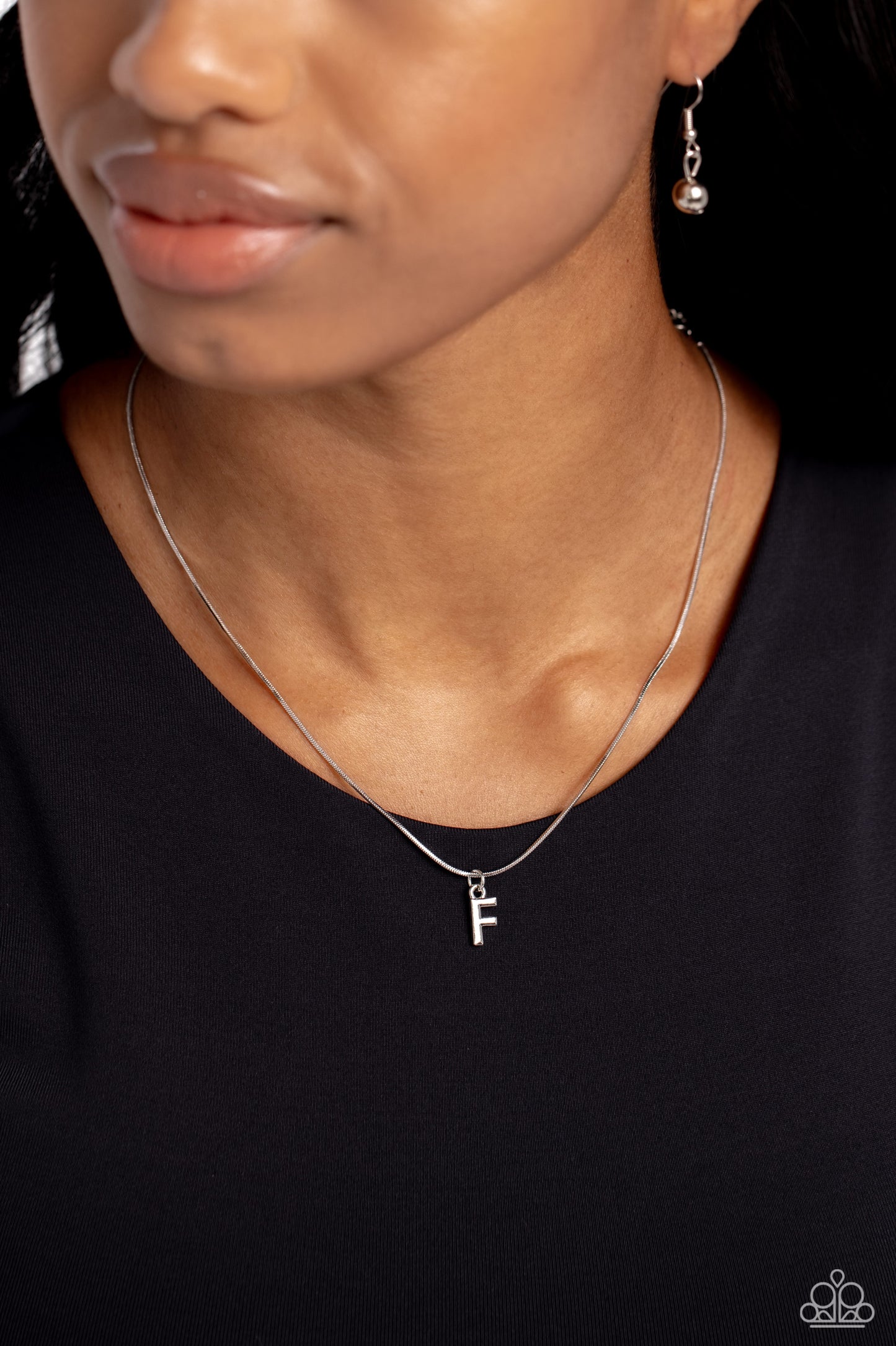 Seize the Initial Silver * F * Necklace Paparazzi